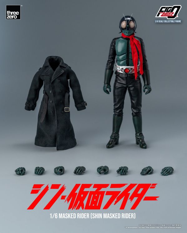 threezero FigZero 1/6 新假面騎士 假面騎士 可動完成品 threezero FigZero 1/6 新假面騎士 假面騎士 可動完成品