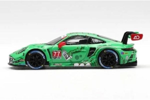 (預購) [吊卡版] MINIGT 1/64 保時捷 Porsche 911 GT3 R (992) #77 AO Racing 2025 IMSA Sebring 12 Hrs Class Winner LHD MGT01218-BL 20260326 [吊卡版] MINIGT 1/64 保時捷 Porsche 911 GT3 R (992) #77 AO Racing 2025 IMSA Sebring 12 Hrs Class Winner LHD MGT01218-BL