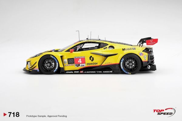 (預購) TOP SPEED 1/18 雪佛蘭 Chevrolet Corvette Z06 GT3.R #4 Corvette Racing by Pratt Miller Motorsports 2026 IMSA Daytona 24 Hrs TS0718 20260824 TOP SPEED 1/18 雪佛蘭 Chevrolet Corvette Z06 GT3.R #4 Corvette Racing by Pratt Miller Motorsports 2026 IMSA Daytona 24 Hrs TS0718