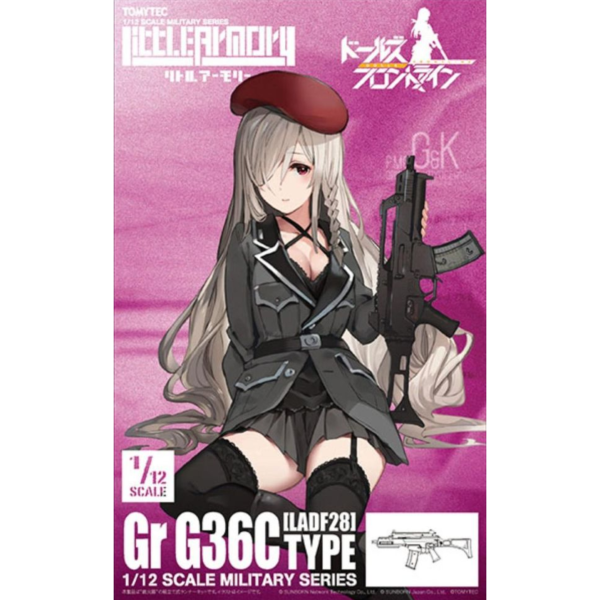 (預購) [再販] Tomytec 1/12 迷你武裝 LADF28 少女前線 Gr G36C TYPE 組裝模型 20260527 [再販] Tomytec 1/12 迷你武裝 LADF28 少女前線 Gr G36C TYPE 組裝模型