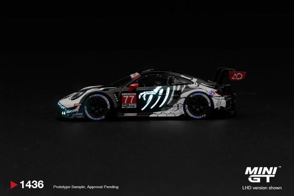 (預購) MINIGT 1/64 Porsche 911 GT3 R #77 Skeleton Rexy 2026 IMSA LHD（盒裝／吊卡版）分別販售 20261102 MINIGT 1/64 Porsche 911 GT3 R #77 Skeleton Rexy 2026 IMSA LHD（盒裝／吊卡版）分別販售