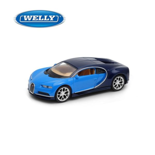 (預購) WELLY 4.75吋 布加迪Buatti Chiron 超級跑車模型車 43738CW(藍色) 20260915 WELLY 4.75吋 布加迪Buatti Chiron 超級跑車模型車 43738CW(藍色)