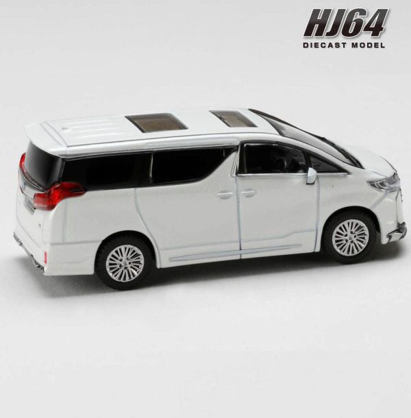 Hobby JAPAN 1/64 豐田 Toyota 阿法 ALPHARD 晶亮珍珠白色 Hobby JAPAN 1/64 豐田 Toyota 阿法 ALPHARD 晶亮珍珠白色