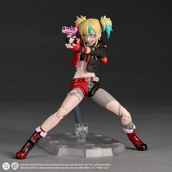 KAIYODO 海洋堂 REVOLTECH 驚奇山口 異世界自殺突擊隊 哈莉·奎茵 可動完成品 KAIYODO 海洋堂 REVOLTECH 驚奇山口 異世界自殺突擊隊 哈莉·奎茵 可動完成品