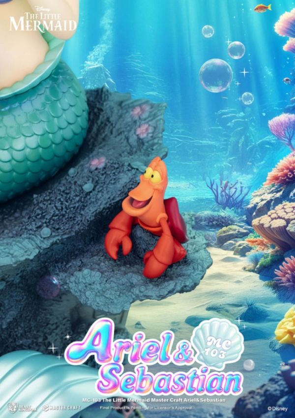 (預購) 野獸國 小美人魚 極匠系列 愛麗兒與賽巴斯汀 MC-103 已塗裝完成品 20251229 野獸國 小美人魚 極匠系列 愛麗兒與賽巴斯汀 MC-103 已塗裝完成品