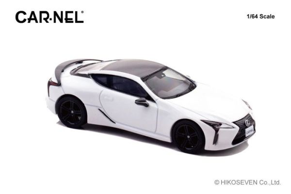 CAR-NEL 1/64 凌志 Lexus LC500 "ANIATION" 2021 White Nova Glass Flake 星亮白 CN640043 CAR-NEL 1/64 凌志 Lexus LC500 "ANIATION" 2021 White Nova Glass Flake 星亮白 CN640043