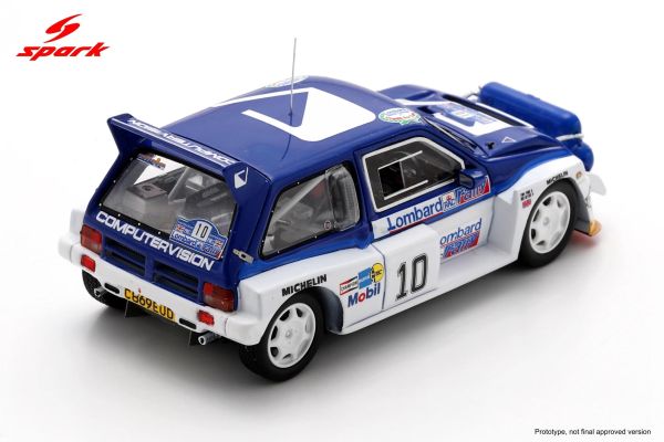 (預購) SPARK 1/43 MG Metro 6R4 No.10 3rd RAC Rally 1985 S8157 20260924 SPARK 1/43 MG Metro 6R4 No.10 3rd RAC Rally 1985 S8157