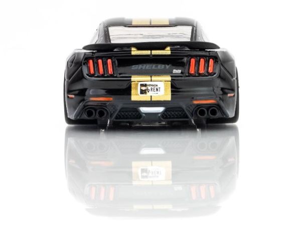 (預購) AFX Mega-G+ 1/64 2022年式 Mustang GT500H 黑/金配色 HO電刷賽車 22082 20260813 AFX Mega-G+ 1/64 2022年式 Mustang GT500H 黑/金配色 HO電刷賽車 22082