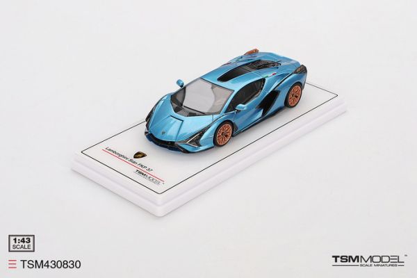 TSM MODEL 1/43 藍寶堅尼 Lamborghini Sián FKP 37  Blu Aegir TSM430830 TSM MODEL 1/43 藍寶堅尼 Lamborghini Sián FKP 37  Blu Aegir TSM430830
