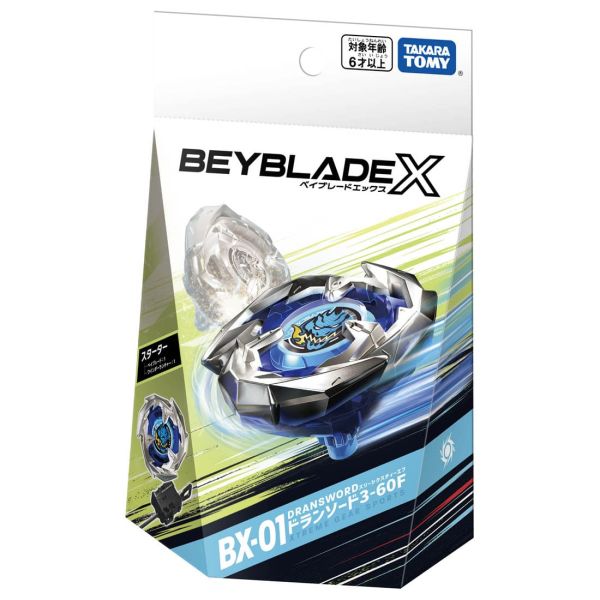 TAKARATOMY 戰鬥陀螺X BX-01 龍/劍 TAKARATOMY 戰鬥陀螺X BX-01 龍/劍