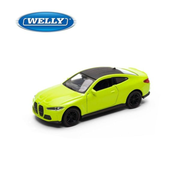 (預購) WELLY 4.75吋 寶馬 BMW M4 跑車模型 43811CW(黃色) 20260915 WELLY 4.75吋 寶馬 BMW M4 跑車模型 43811CW(黃色)