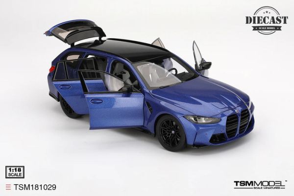 TSM MODEL 1/18 寶馬 BMW M3 Touring M Portimao Blue Metallic TSM181029 TSM MODEL 1/18 寶馬 BMW M3 Touring M Portimao Blue Metallic TSM181029