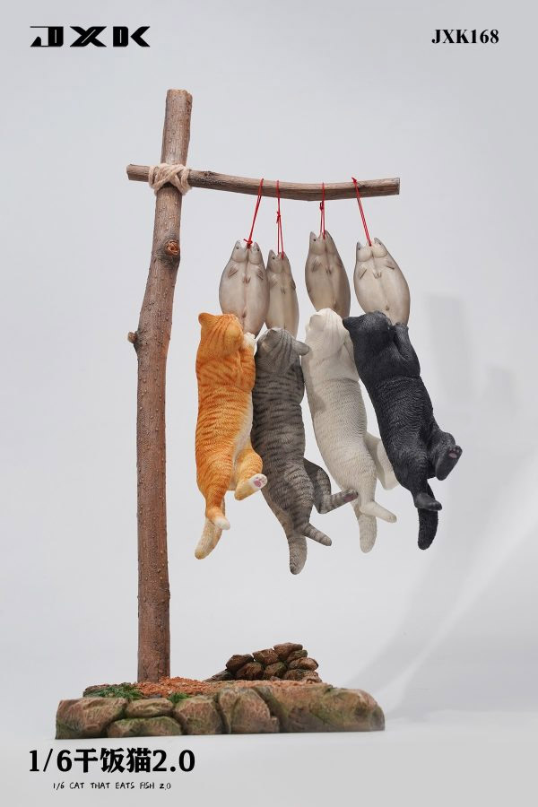 JXK 1/6 動物公仔 幹飯貓 2.0 A-D 分別販售 JXK 1/6 動物公仔 幹飯貓 2.0 A-D 分別販售