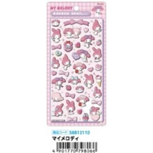 SUN-STAR BonBon Drop 立體貼紙 三麗鷗 全8款 分別販售 SUN-STAR BonBon Drop 立體貼紙 三麗鷗 全8款 分別販售