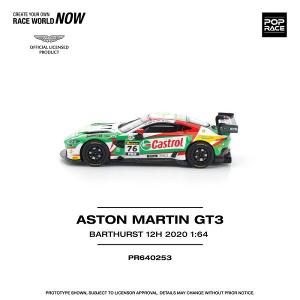 POP RACE 1/64 奧斯頓·馬丁 ASTON MARTIN VANTAGE GT3 BATHURST 12H 2020 POP RACE 1/64 奧斯頓·馬丁 ASTON MARTIN VANTAGE GT3 BATHURST 12H 2020