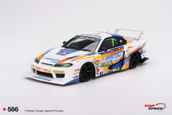 TOPSPEED 1/18 Nissan LB-Super Silhouette S15 SILVIA #555 2023 Formula Drift Japan LBWK 甩尾賽寬體式樣 TS0586 TOPSPEED 1/18 Nissan LB-Super Silhouette S15 SILVIA #555 2023 Formula Drift Japan LBWK 甩尾賽寬體式樣 TS0586