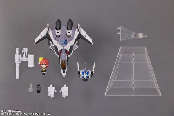 BANDAI TINY SESSION 超時空要塞Delta VF-31F 齊格菲 梅薩機＆要 BANDAI TINY SESSION 超時空要塞Delta VF-31F 齊格菲 梅薩機＆要
