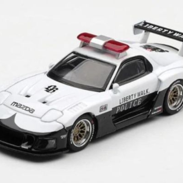 (預購) [吊卡版] MINIGT 1/64 馬自達 MAZDA RX-7 LB-Super Silhouette Police RHD MGT01231-BL 20260422 [吊卡版] MINIGT 1/64 馬自達 MAZDA RX-7 LB-Super Silhouette Police RHD MGT01231-BL
