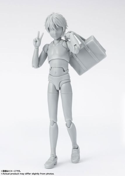 BANDAI S.H.Figuarts SHF 素體君 學校生活 Edition DX SET Gray Color Ver. BANDAI S.H.Figuarts SHF 素體君 學校生活 Edition DX SET Gray Color Ver.