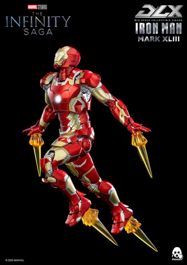 [再販] threezero 1/12 DLX 漫威 MARVEL 鋼鐵人 Mark 43 可動完成品 THREEZERO,112,DLX,漫威,MARVEL,鋼鐵人,Mark 43,
