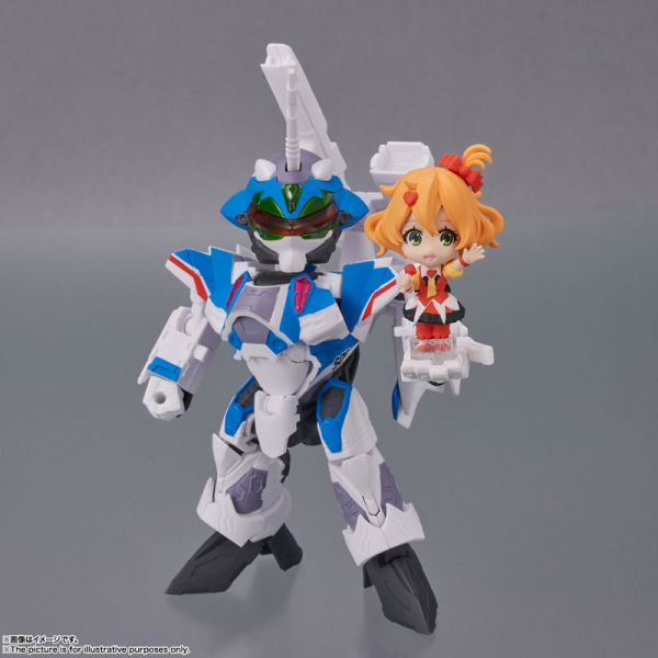 BANDAI TINY SESSION 超時空要塞Delta VF-31J 齊格菲 疾風機＆芙蕾雅 BANDAI TINY SESSION 超時空要塞Delta VF-31J 齊格菲 疾風機＆芙蕾雅