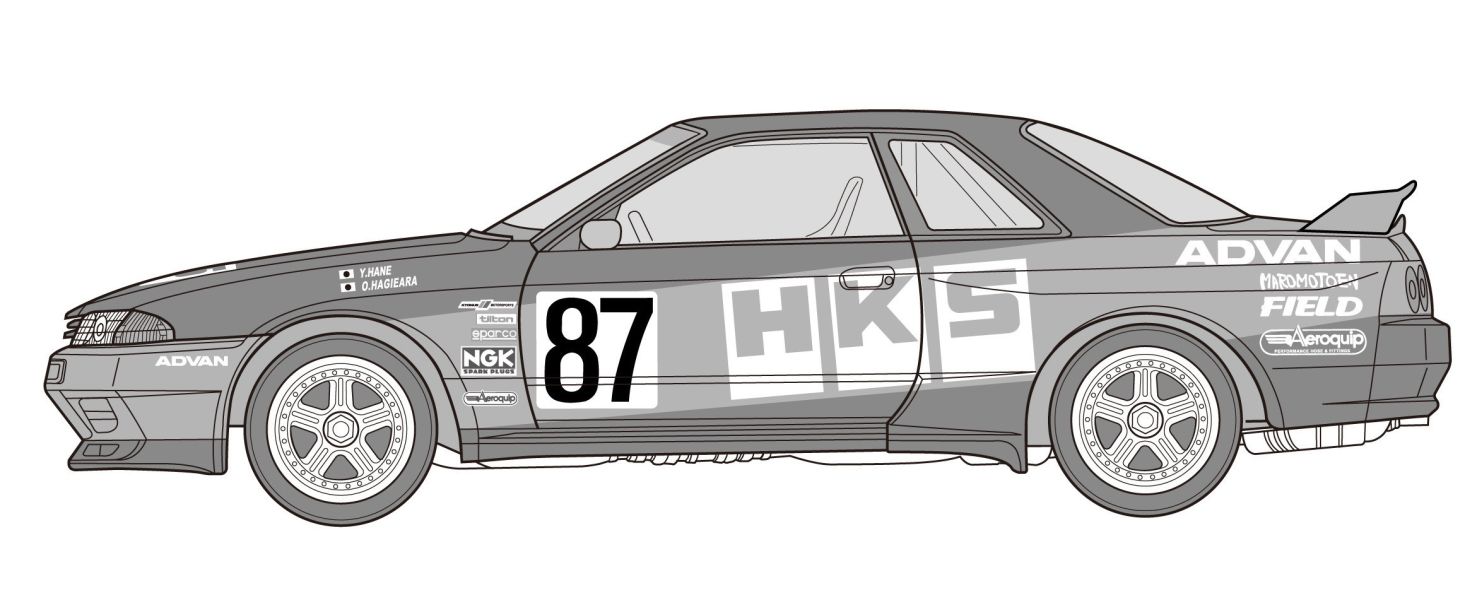 1/24 HKS SKYLINE GT-R BNR32 Gr.A 仕樣 1992 新底盤機構 FUJIMI ID304 富士美 組裝模型 FUJIMI,1/24,RS,Ford,GT40,1966,Nissan,S15,Silvia,HONDA,Cyber,CR-X,Si, NISSAN,R32,SKYLINE,GT-R,