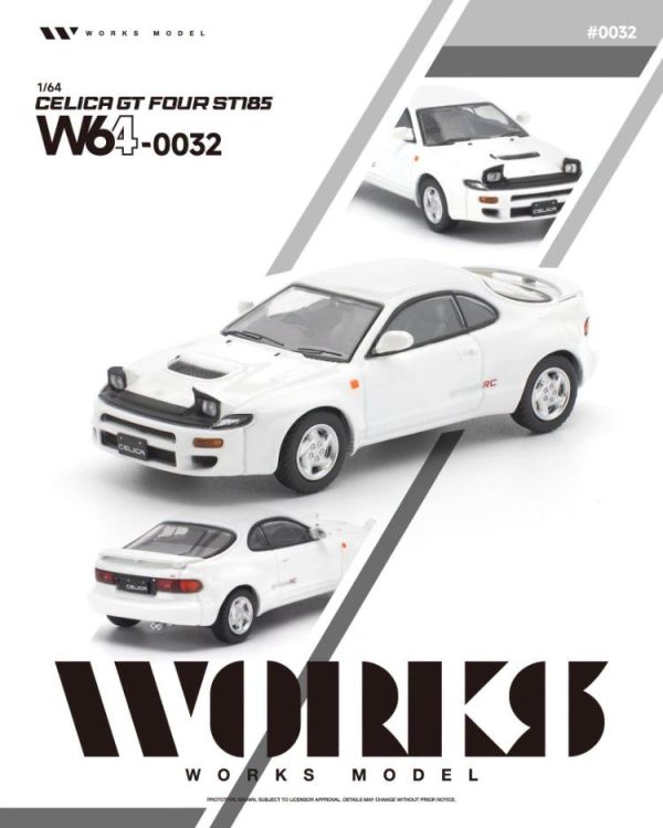 (預購) WORKS MODEL 1/64 豐田 TOYOTA CELICA GT FOUR ST185 W640032 20260708 WORKS MODEL 1/64 豐田 TOYOTA CELICA GT FOUR ST185 W640032