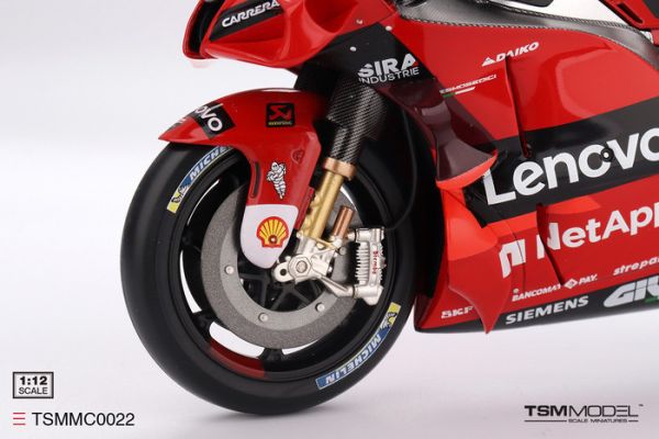 TSM MODEL 1/12 杜卡迪 Ducati Desmosedici GP22 #43 Ducati Lenovo Team Moto GP 2022 GRAN PREMIO D'ITALIA TSMMC0022 TSM MODEL 1/12 杜卡迪 Ducati Desmosedici GP22 #43 Ducati Lenovo Team Moto GP 2022 GRAN PREMIO D'ITALIA TSMMC0022