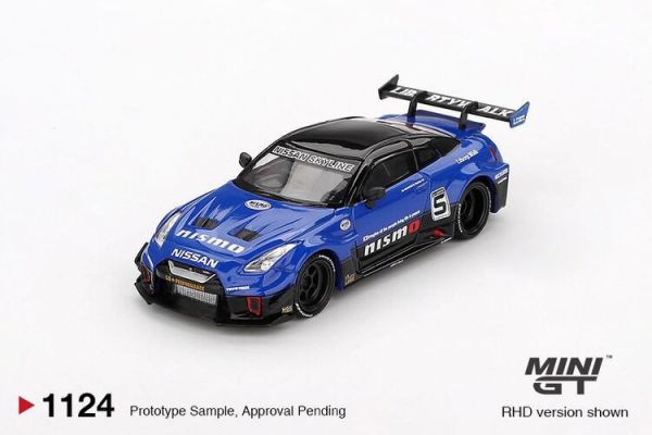 (預購) MINIGT 1/64 日產 LB-Silhouette WORKS GT NISSAN 35GT-RR Ver.2 Blue MGT01124-L (預購) MINIGT 1/64 日產 LB-Silhouette WORKS GT NISSAN 35GT-RR Ver.2 Blue MGT01124-L