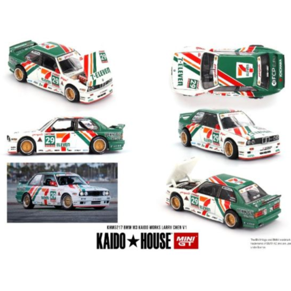 (預購) Kaidohouse x MINIGT 1/64 寶馬 BMW M3 KAIDO WORKS LARRY CHEN V1 USA Exclusive KHMG217 20251016 Kaidohouse x MINIGT 1/64 寶馬 BMW M3 KAIDO WORKS LARRY CHEN V1 USA Exclusive KHMG217