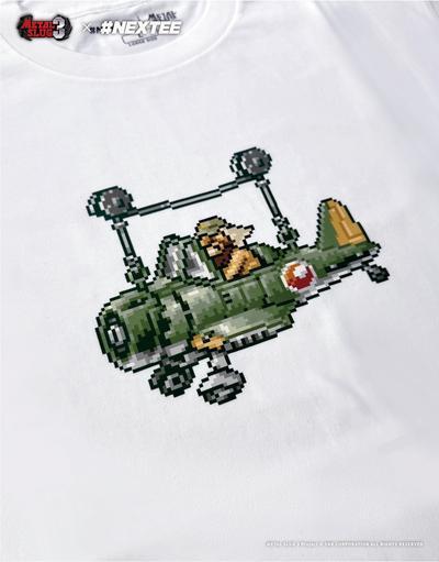 NEXTee 合金彈頭MetalSlug ENEMY-V 短袖T恤 黑&白 分別販售 NEXTee 合金彈頭MetalSlug ENEMY-V 短袖T恤 黑&白 分別販售