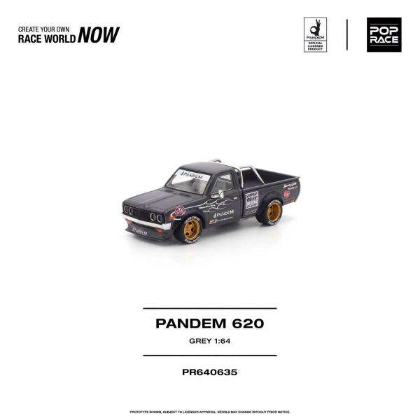 (預購) POP RACE 1/64 PANDEM 620 GREY 20261108 POP RACE 1/64 PANDEM 620 GREY