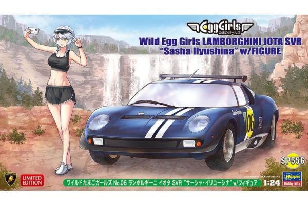 (預購) HASEGAWA 1/24 Wild Egg Girls No.06 藍寶堅尼 Jota SVR Sasha Ilyushina w/人偶 組裝模型 20260707 HASEGAWA 1/24 Wild Egg Girls No.06 藍寶堅尼 Jota SVR Sasha Ilyushina w/人偶 組裝模型