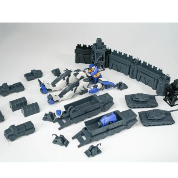 (預購) SHEIK MAINLAND 1/144 Multi-Purpose Scene Kit 通用場景組 A 金屬黑 20260903 SHEIK MAINLAND 1/144 Multi-Purpose Scene Kit 通用場景組 A 金屬黑