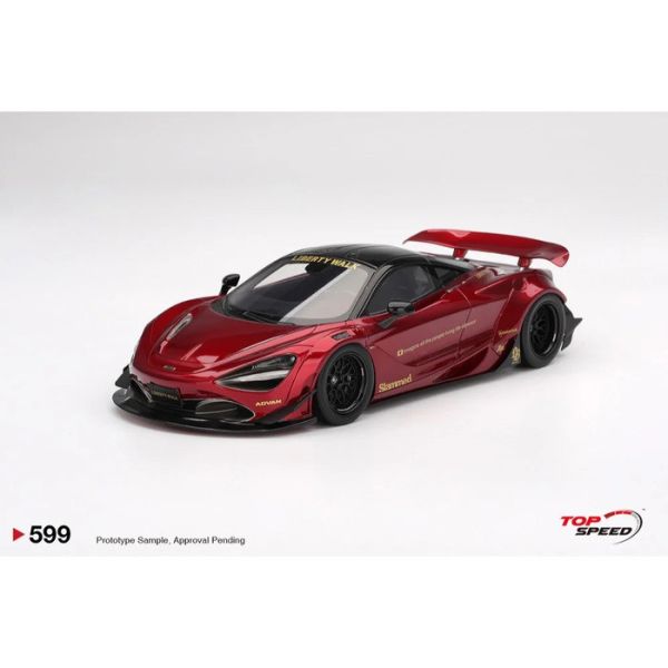 TOP SPEED 1/18 麥拉倫 McLaren 720S LB Works Gem Red TS0599 TOP SPEED 1/18 麥拉倫 McLaren 720S LB★Works Gem Red TS0599