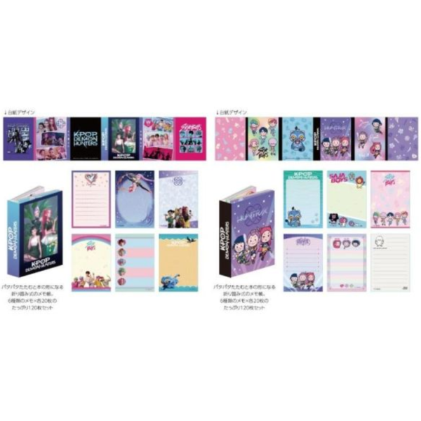 (預購) Ensky KPOP 獵魔女團 書型摺疊便利貼本 分別販售 20260702 Ensky KPOP 獵魔女團 書型摺疊便利貼本 分別販售