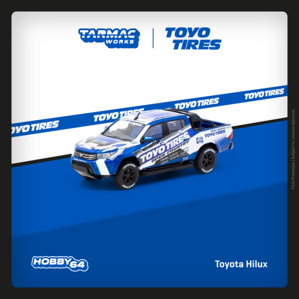 TARMAC WORKS 1/64 豐田 Toyota Hilux Toyo Tires T64-041-TOYO TARMAC WORKS 1/64 豐田 Toyota Hilux Toyo Tires T64-041-TOYO