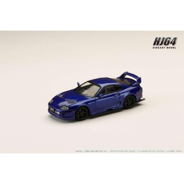 Hobby JAPAN 1/64 豐田 Toyota SUPRA JZA80 JDM改裝版 金屬藍色 Hobby JAPAN 1/64 豐田 Toyota SUPRA JZA80 JDM改裝版 金屬藍色