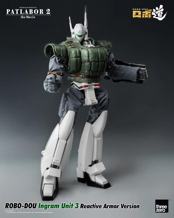 threezero 機動警察劇場版Ⅱ ROBO-DOU 英格倫3號機反應裝甲 可動完成品 threezero 機動警察劇場版Ⅱ ROBO-DOU 英格倫3號機反應裝甲 可動完成品