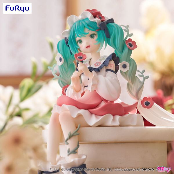 Furyu 景品 初音未來 泡麵蓋公仔 銀蓮花精靈Ver. 2507 Furyu 景品 初音未來 泡麵蓋公仔 銀蓮花精靈Ver.