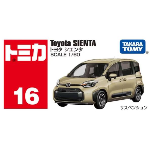 TOMICA 多美小汽車 016 TOYOTA 豐田 SIENTA TOMICA 多美小汽車 016 TOYOTA 豐田 SIENTA