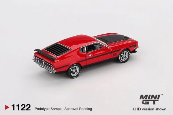 (預購) MINIGT 1/64 福特 Ford Mustang Mach1 1971 Race Red MGT01122-L (預購) MINIGT 1/64 福特 Ford Mustang Mach1 1971 Race Red MGT01122-L