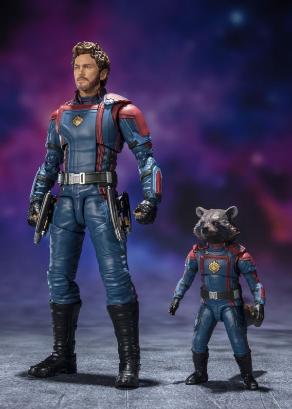 BANDAI S.H.Figuarts SHF MARVEL 漫威 星際異攻隊3 星爵＆火箭浣熊 BANDAI S.H.Figuarts SHF MARVEL 漫威 星際異攻隊3 星爵＆火箭浣熊