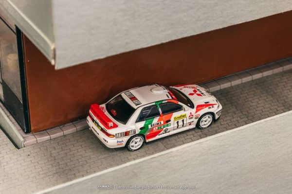 TARMAC WORKS 1/64 三菱 Mitsubishi Lancer Evolution II EVO二代 蒙地卡羅拉力賽1995 參賽車 T64G-049-95MCR11 TARMAC WORKS 1/64 三菱 Mitsubishi Lancer Evolution II EVO二代 蒙地卡羅拉力賽1995 參賽車 T64G-049-95MCR11