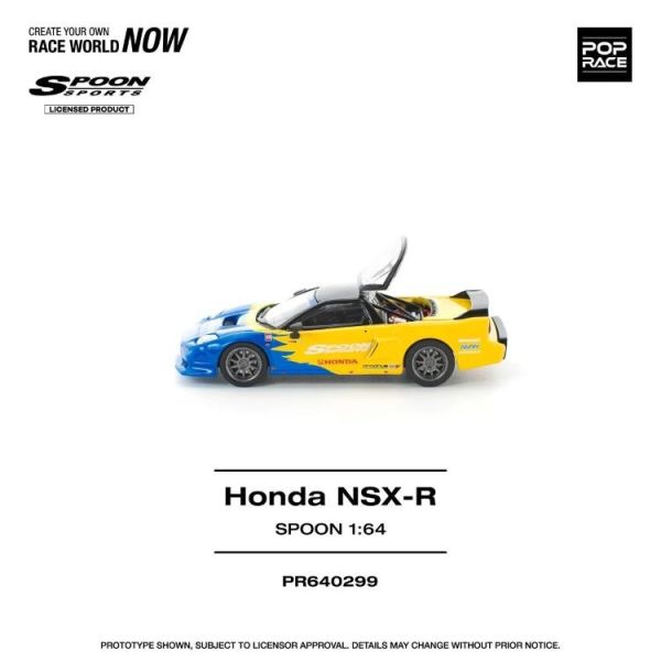 (預購) POP RACE 1/64 本田 HONDA NSX-R SPOON PR640299 20260423 POP RACE 1/64 本田 HONDA NSX-R SPOON PR640299