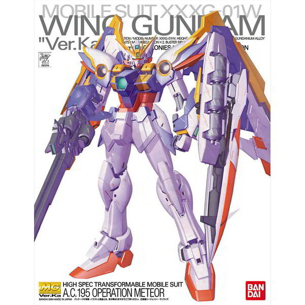 BANDAI 1/100 MG 飛翼鋼彈 Ver.Ka 新機動戰記 鋼彈W 組裝模型 BANDAI,1/100,MG,飛翼鋼彈,Ver.Ka,新機動戰記,鋼彈W 組裝模型,