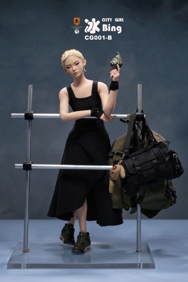 Mr.Z 1/6 模型工作室城市系列第一彈 城市少女 CG001-B 冰 可動完成品 Mr.Z 1/6 模型工作室城市系列第一彈 城市少女 CG001-B 冰 可動完成品