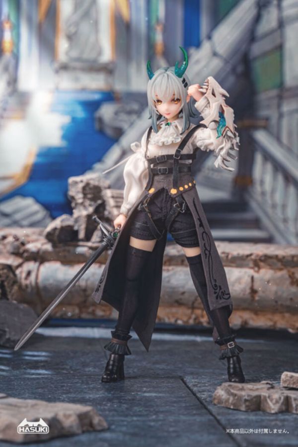 HASUKI 1/12 PA008 pocket art系列 玫瑰騎士 格羅莉亞 可動完成品 HASUKI 1/12 PA008 pocket art系列 玫瑰騎士 格羅莉亞 可動完成品