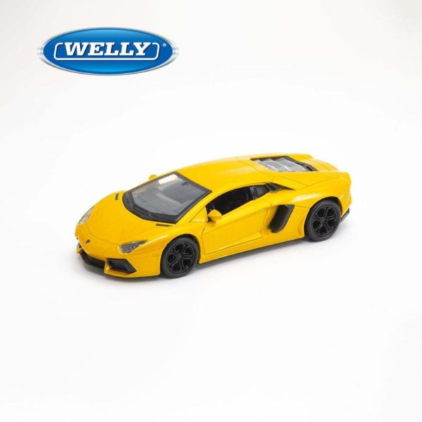 (預購) WELLY 4.75吋 藍寶堅尼 Lamborghini Aventador Coupe 雙門跑車模型 43643CW(金屬黃色) 20260915 WELLY 4.75吋 藍寶堅尼 Lamborghini Aventador Coupe 雙門跑車模型 43643CW(金屬黃色)