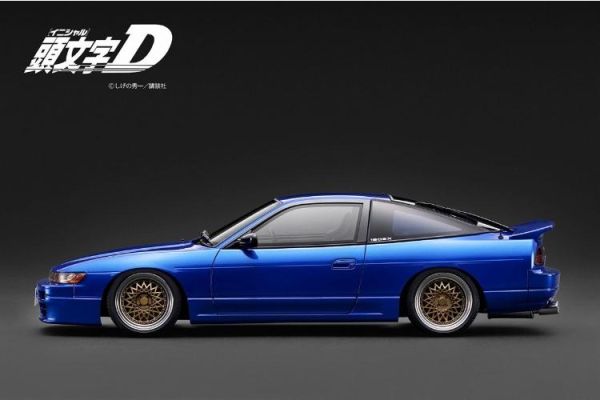 (預購) ignition 1/18 頭文字D 日產 NISSAN Sileighty Blue 碓冰崖 佐藤真子/沙雪 IG4069 20260607 ignition 1/18 頭文字D 日產 NISSAN Sileighty Blue 碓冰崖 佐藤真子/沙雪 IG4069